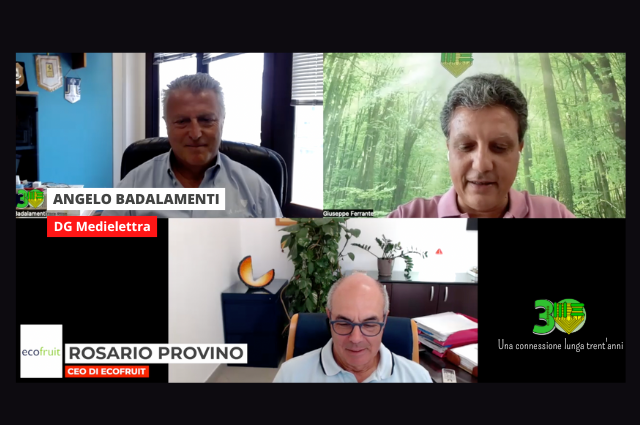 Ecofruit e Medielettra: Rosario Provino ed Angelo Badalamenti per i 30 anni aziendali