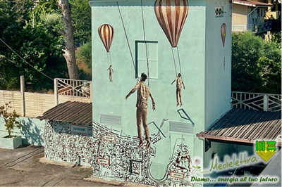 “Vento Nuovo”, il murale in Medielettra di impatto ambientale e sociale