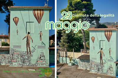 23 Maggio–Giornata della Legalità: Medielettra apre le porte al murale “Vento Nuovo”