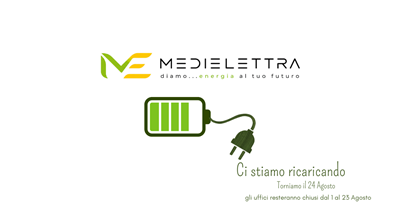Stiamo per ricaricarci: in ferie dal 1 al 23 Agosto 2026.